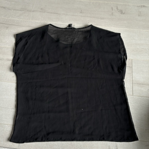 Forever 21 black Sheer top - Picture 4 of 4